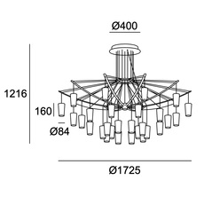 Catenaria francesc vilaro suspension pendant light  leds c4 20 7612 21 55  design signed nedgis 144553 thumb