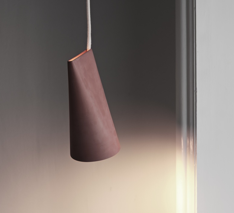 Ceramic narrow quel designer studio moebe suspension  moebe ceramic narrow terracotta  design signed nedgis 195699 product