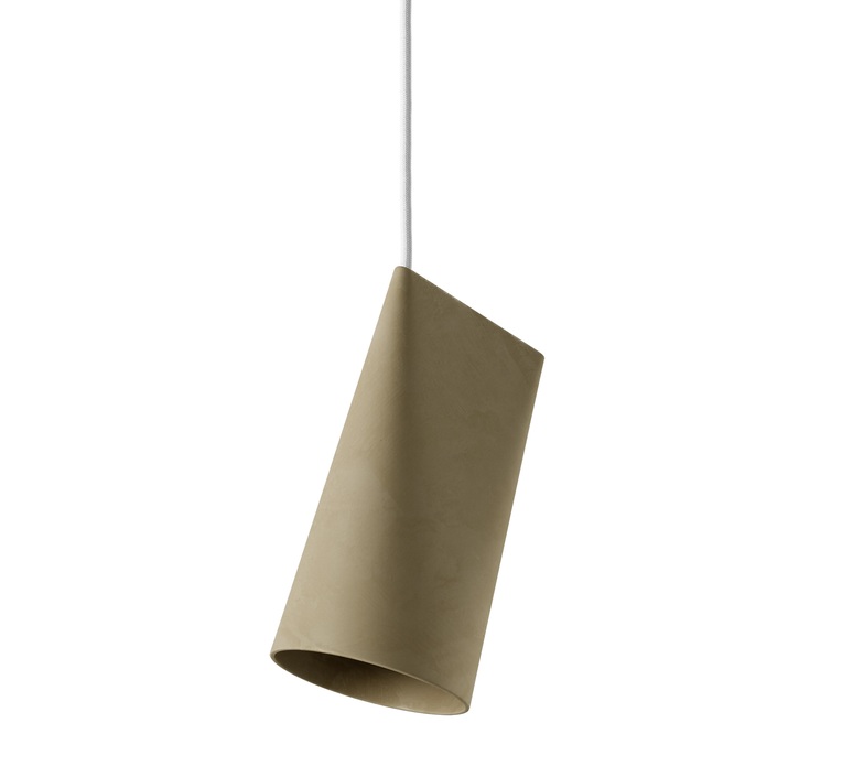 Ceramic narrow quel designer studio moebe suspension  moebe ceramic narrow olive  design signed nedgis 195811 product