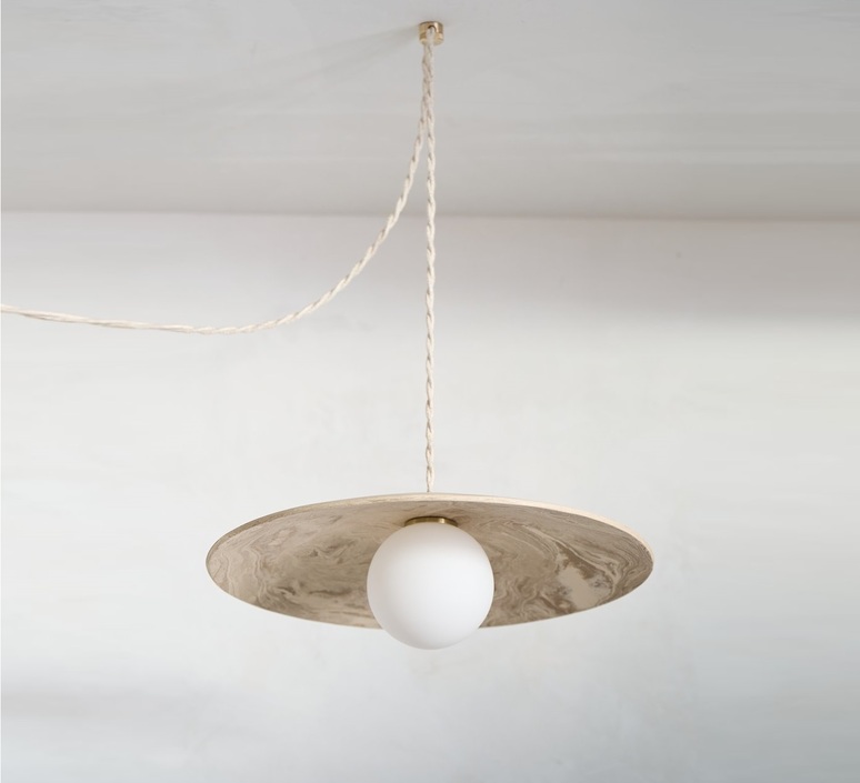 Ceramica primitiva 32  suspension  contain ccp 113 serie strato ocre natural linen  design signed nedgis 211492 product