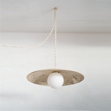 Ceramica primitiva 32  suspension  contain ccp 113 serie strato ocre natural linen  design signed nedgis 211492 thumb