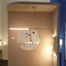 Cercle et trait  suspension pendant light  cvl cercle trait  design signed 80395 thumb