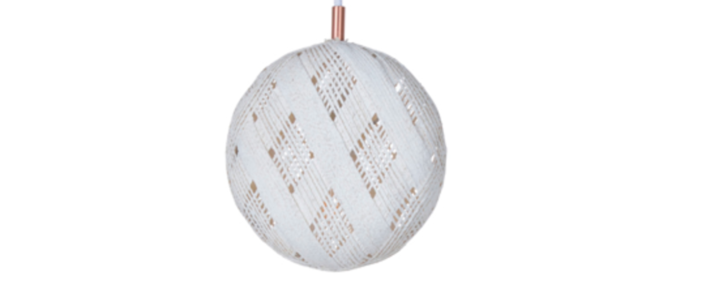 banner-image Suspension chanpen diamond s blanc o19cm h19cm forestier normal
