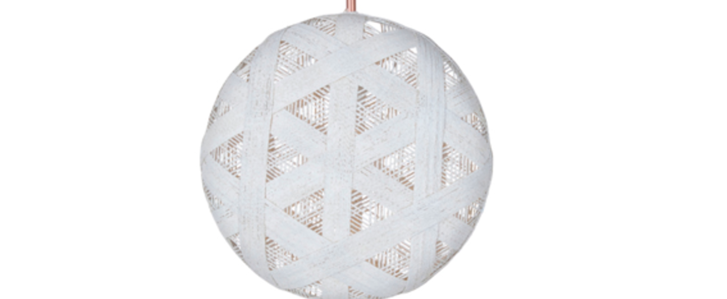 banner-image Suspension chanpen hexagonal l blanc o36cm h36cm forestier normal