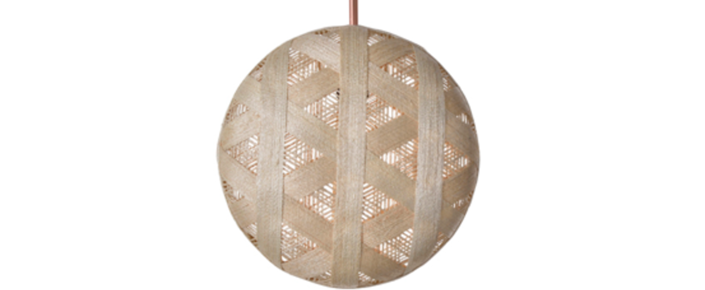 banner-image Suspension chanpen hexagonal l naturel o36cm h36cm forestier normal