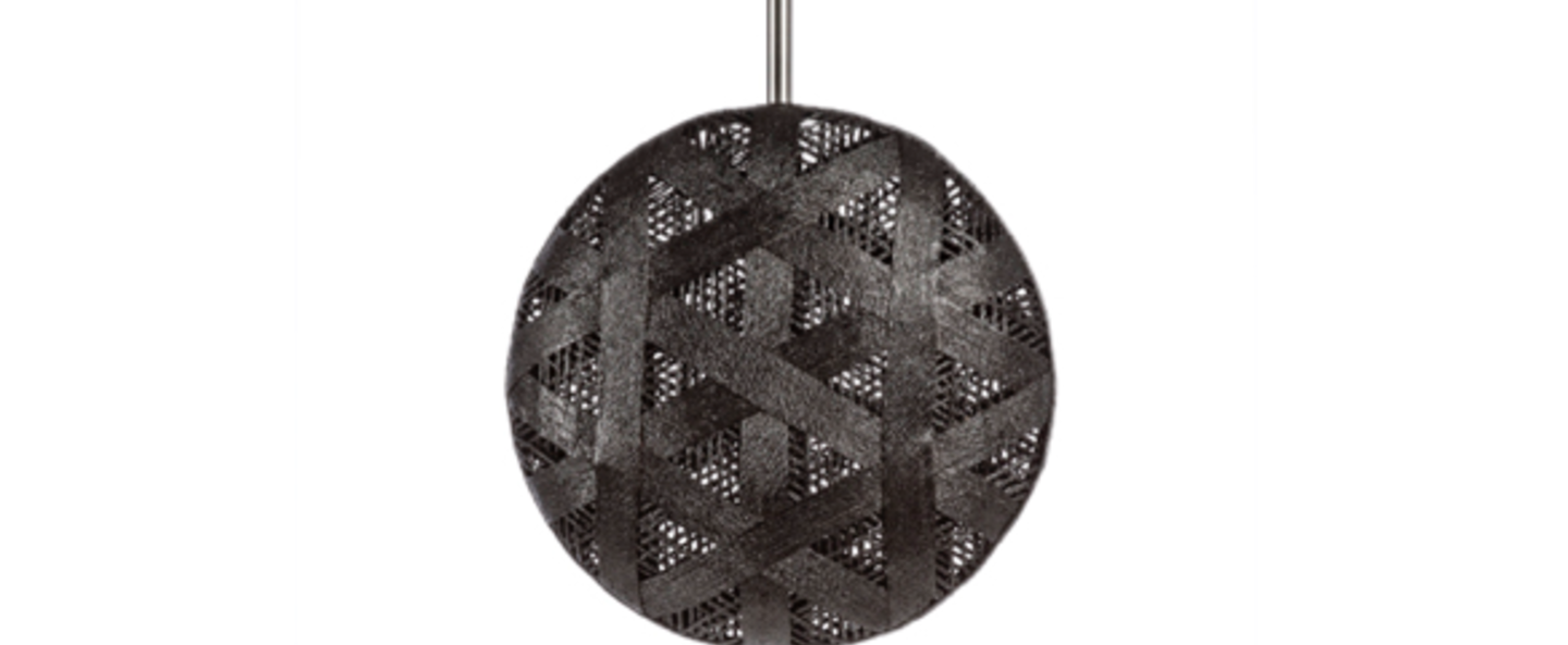 banner-image Suspension chanpen hexagonal m noir o26cm h26cm forestier normal