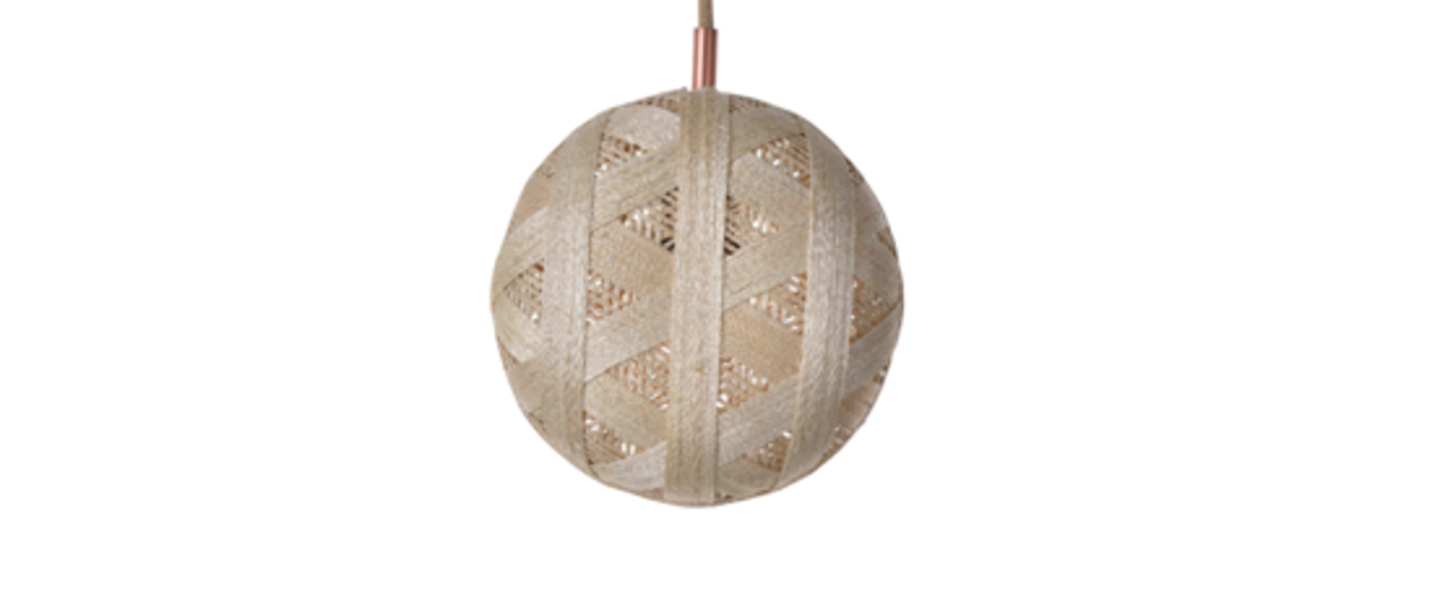 banner-image Suspension chanpen hexagonal s naturel o19cm h19cm forestier normal