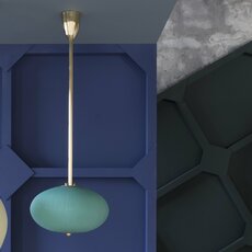 China 07 marie lise fery suspension pendant light  magic circus suspension ch 07 130 laiton poli verni vert jade  design signed nedgis 102557 thumb