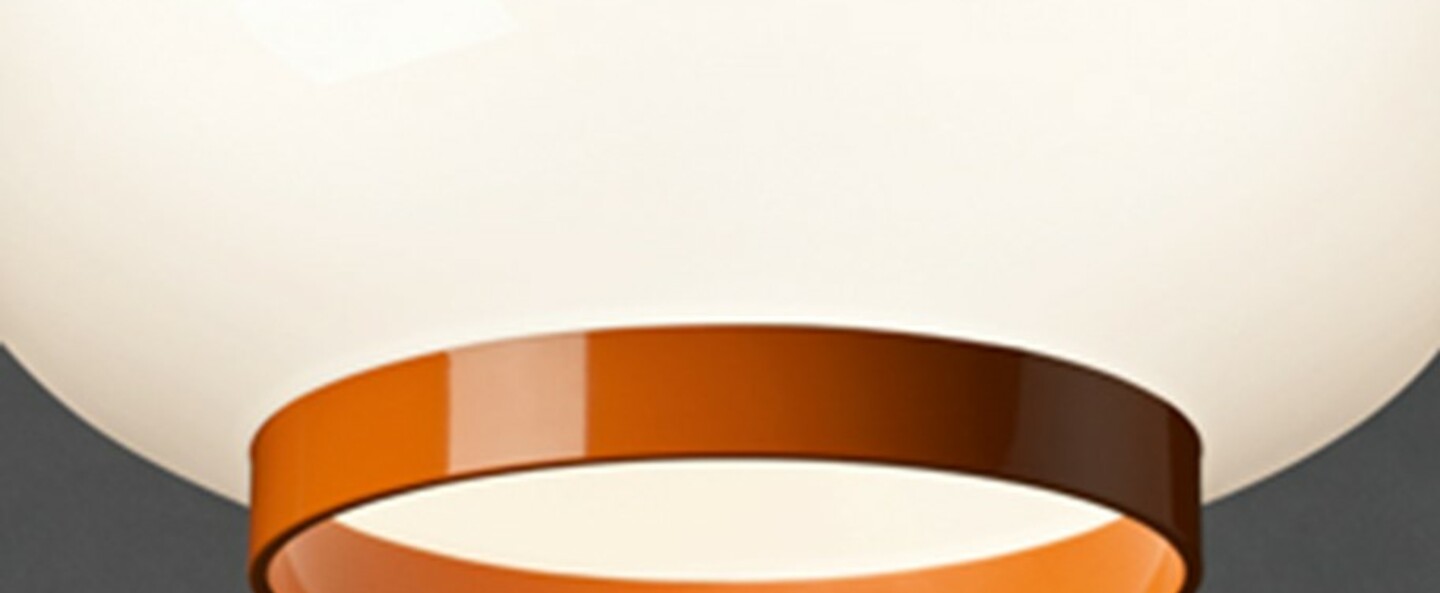 banner-image Suspension chouchin 1 reverse orange led dimmable 2700k 2500lm o40cm h31cm foscarini normal