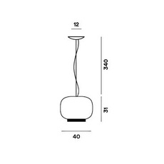 Chouchin 1 reverse ionna vautrin suspension pendant light  foscarini 210071e 05  design signed nedgis 85716 thumb