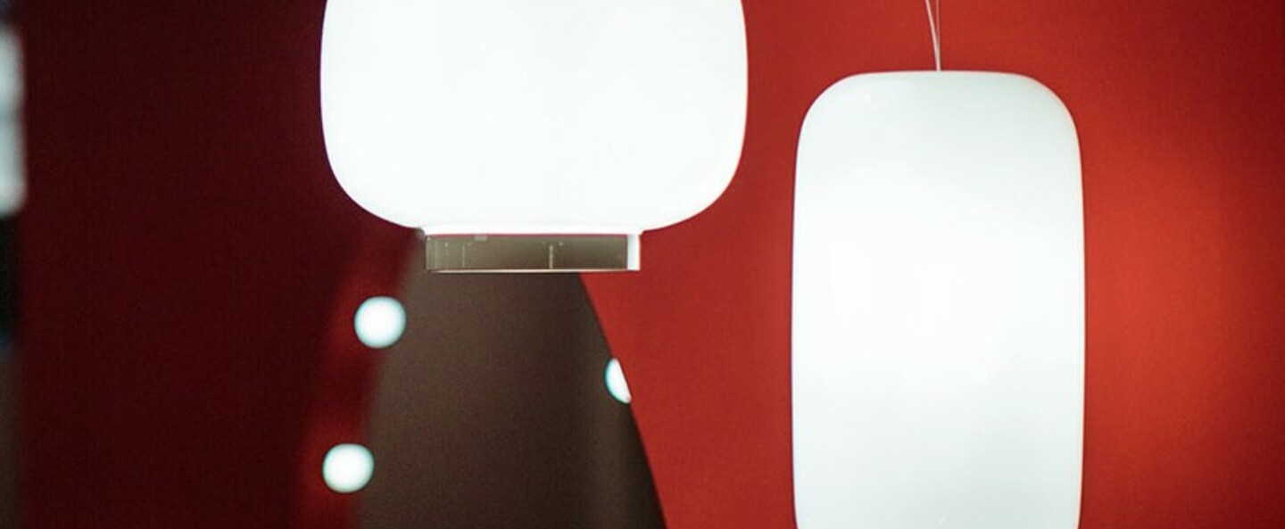 banner-image Suspension chouchin 2 reverse vert led dimmable 2700k 2500lm o22cm h43cm foscarini normal