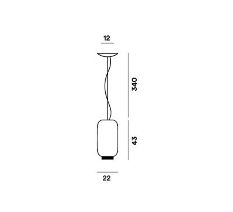 Chouchin 2 reverse ionna vautrin suspension pendant light  foscarini 210072e 04  design signed nedgis 85720 product