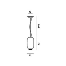 Chouchin 2 reverse ionna vautrin suspension pendant light  foscarini 210072e 04  design signed nedgis 85720 thumb