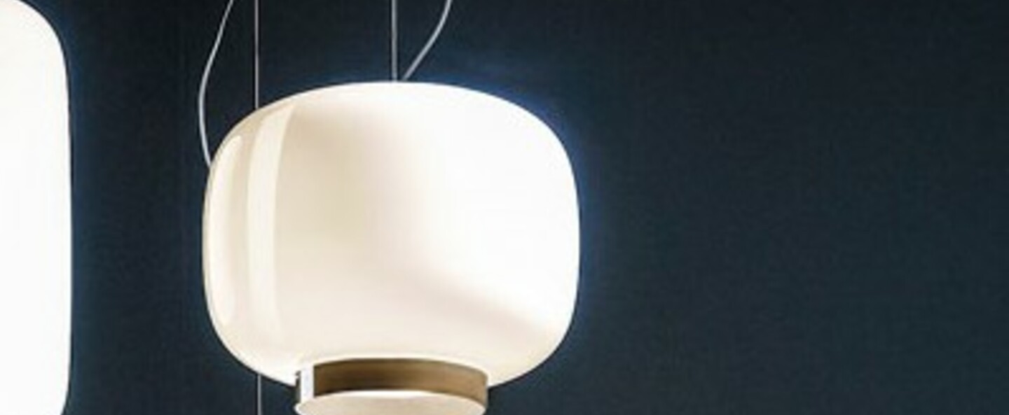 banner-image Suspension chouchin 3 reverse gris led dimmable 2700k 2500lm o40cm h25cm foscarini normal