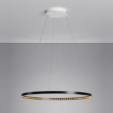 Circle 80 jean luc le deun suspension pendant light  le deun circle 80 noir  design signed nedgis 170570 thumb