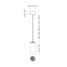 Cirio simple surface canopy  suspension  santa cole cispa01  design signed nedgis 211799 thumb