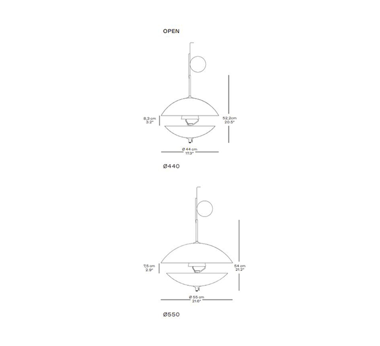 Clam studio ahm lund suspension pendant light  fritz hansen 94724305  design signed nedgis 131206 product