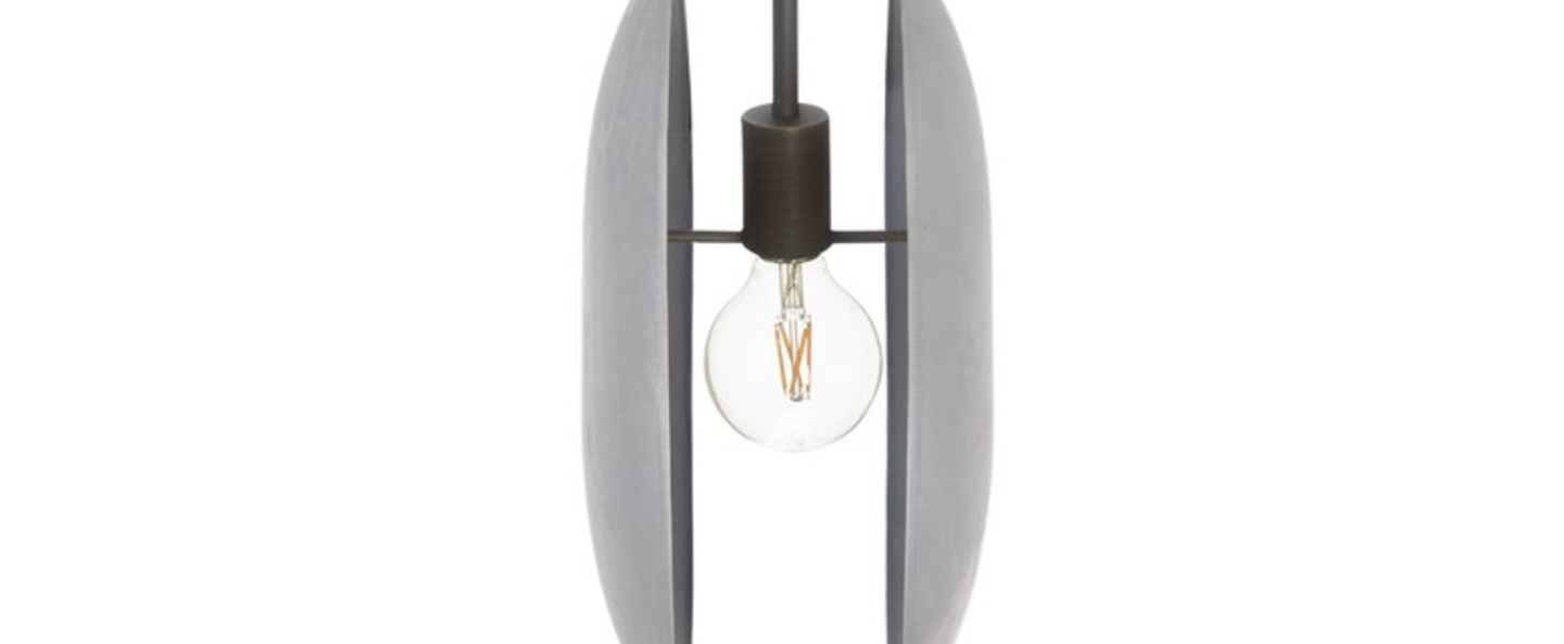 Suspension clam oxyde l30cm h103cm norr11 normal