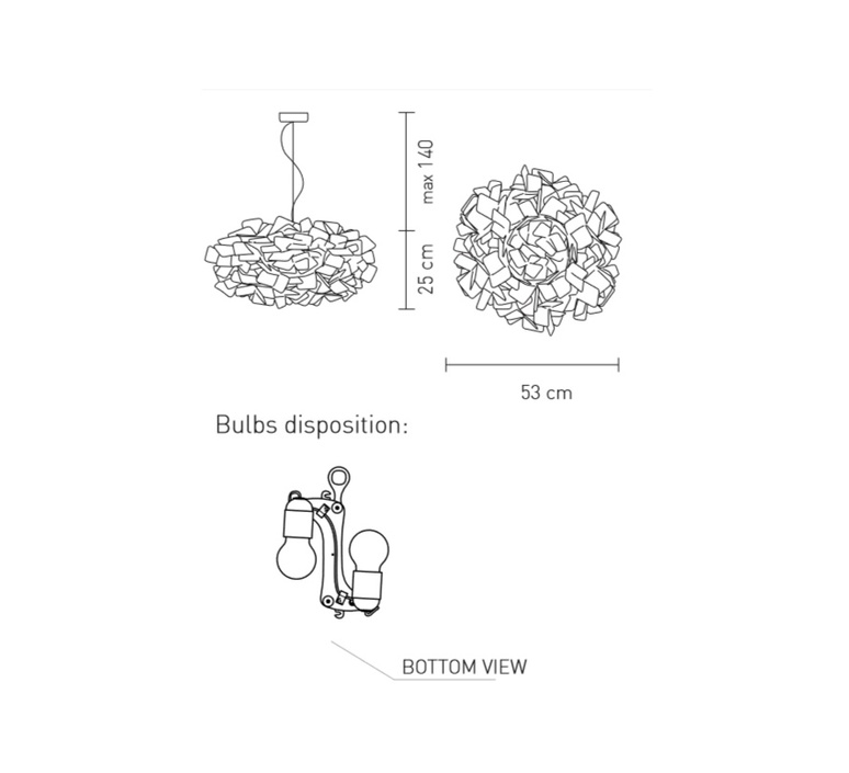 Clizia adriano rachele slamp cli78sos0000w 000 luminaire lighting design signed 18381 product