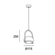 Coco simple studio nahtrang suspension pendant light  leds c4 00 7984 05 m1  design signed nedgis 144812 thumb