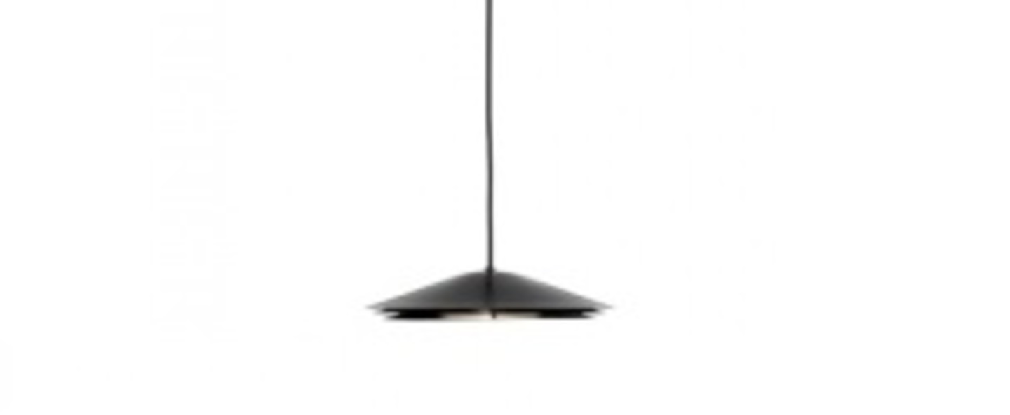 Suspension colette mini noir led 2700k 540lm o20cm h5cm carpyen normal