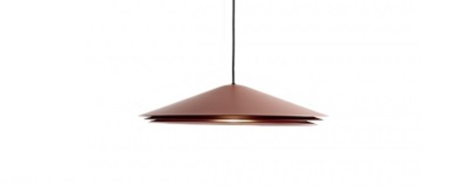 Suspension colette terracotta led 2700k 1800lm o40cm h8cm carpyen normal