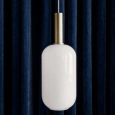 Collect lighting brass and tall  suspension pendant light  ferm living 5107 5149  design signed 77395 thumb