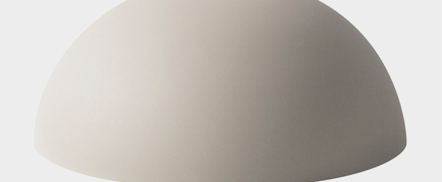 banner-image Suspension collect lighting dome shade gris clair petite douille laiton o38cm h16cm ferm living normal