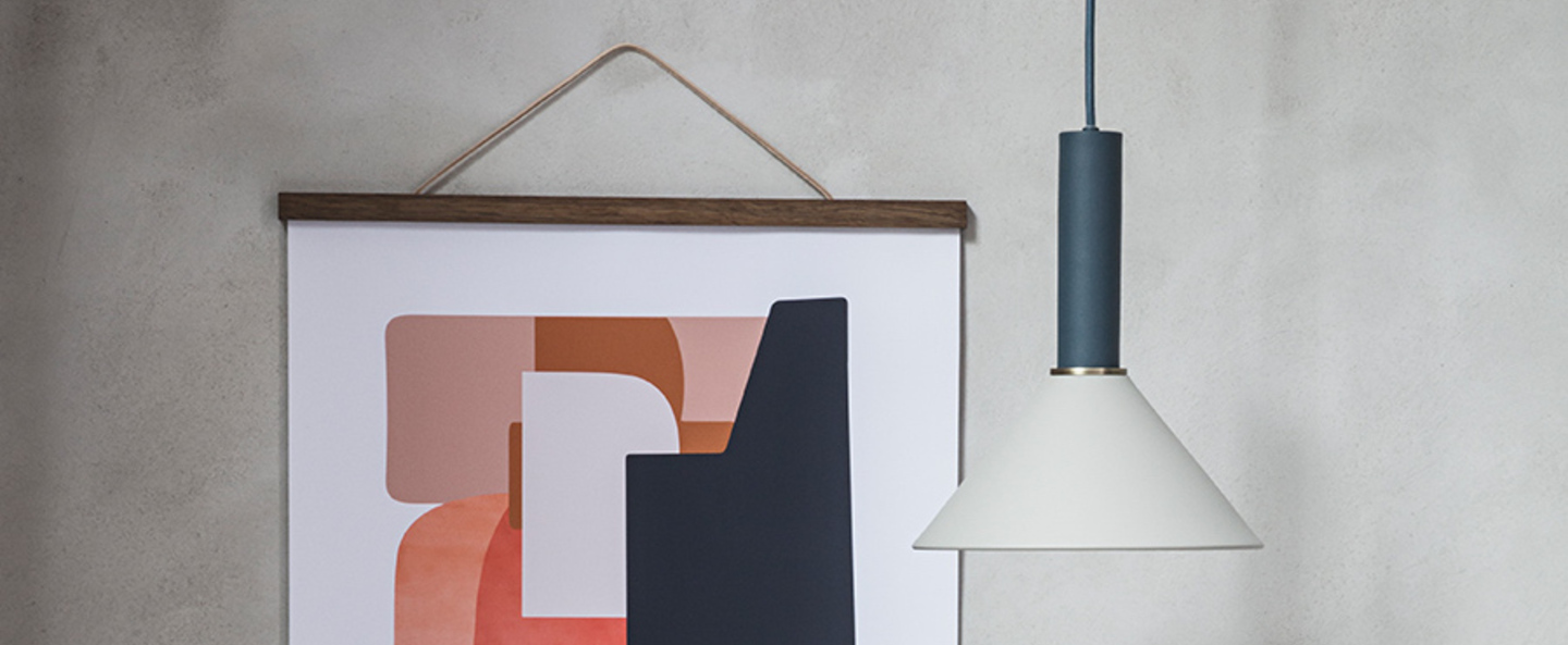 banner-image Suspension cone shade gris o25cm h12cm ferm living normal