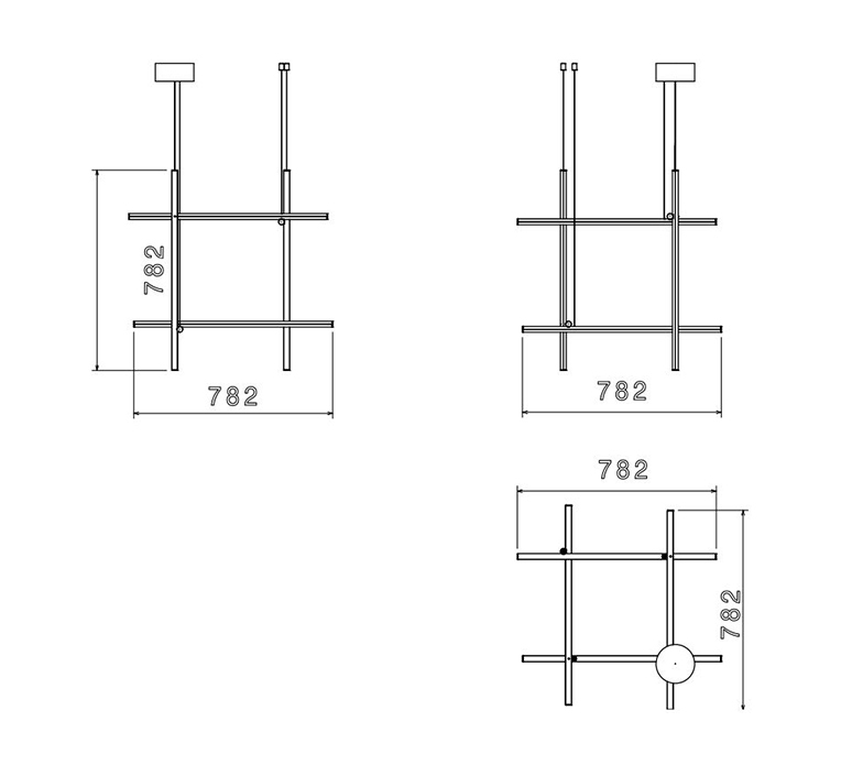 Coordinates suspension 3 michael anastassiades suspension pendant light  flos f1850044  design signed nedgis 99400 product