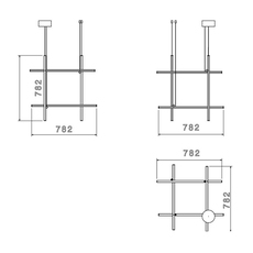 Coordinates suspension 3 michael anastassiades suspension pendant light  flos f1850044  design signed nedgis 99400 thumb