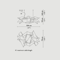 Cordoba studio slamp suspension pendant light  slamp crd95sos0000w 000  design signed nedgis 78318 thumb