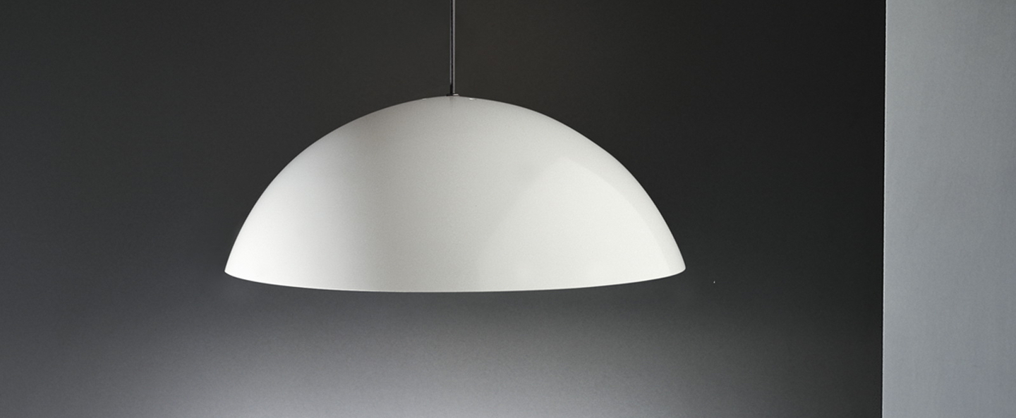 Suspension coupe blanc o40cm martinelli luce normal