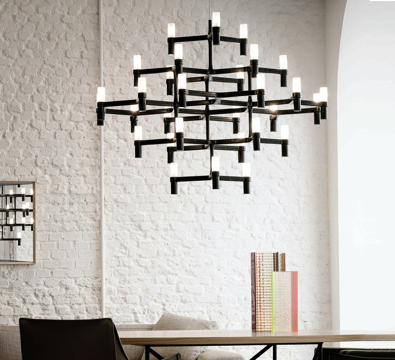 Crown magnum jehs laub suspension pendant light  nemo lighting cro hnw 5a  design signed 173068 product