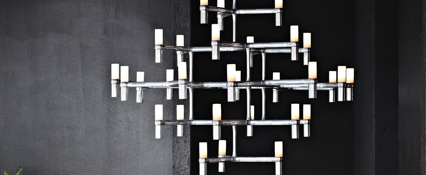 banner-image Suspension crown major acier poli l109cm h87cm nemo lighting normal