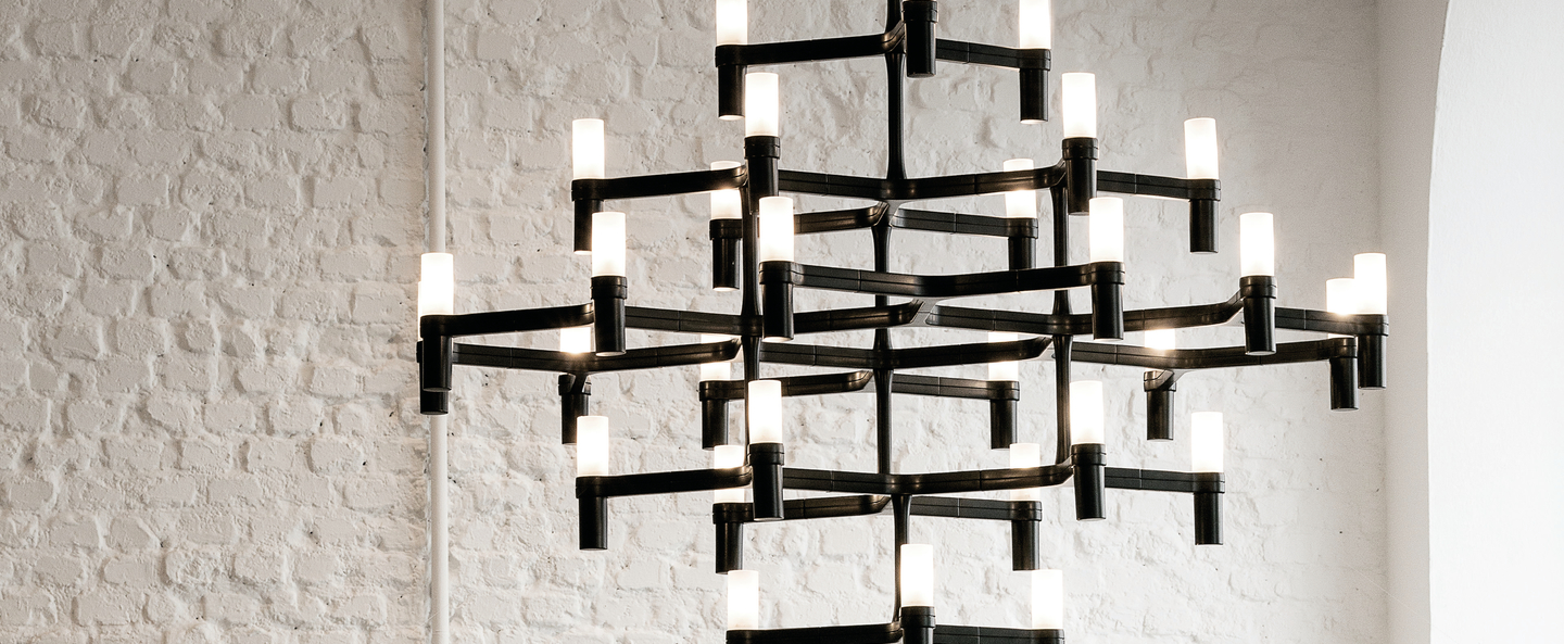 banner-image Suspension crown major noir l109cm h87cm nemo lighting normal