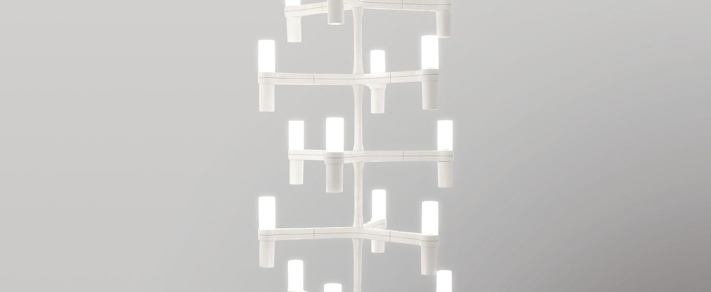 Suspension crown multi blanc l41cm h87cm nemo lighting normal