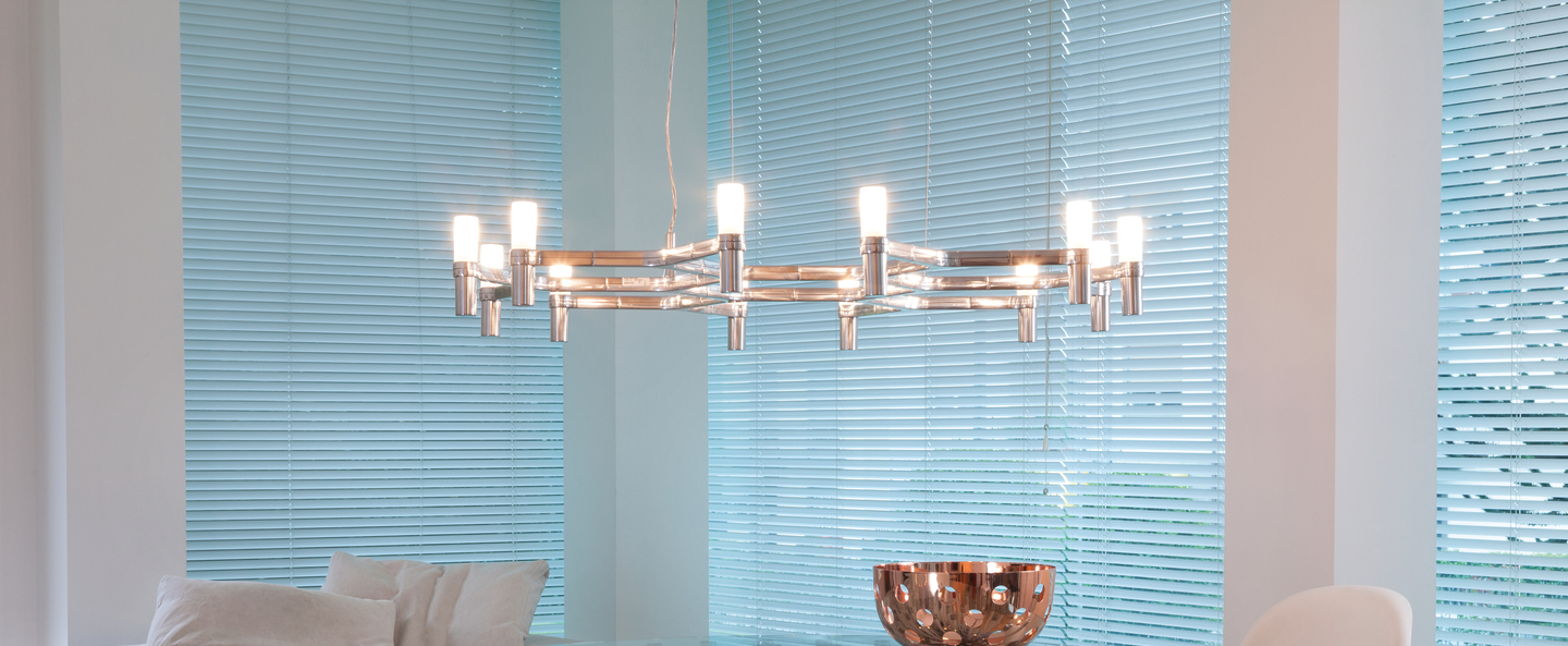 banner-image Suspension crown plana minor acier poli l109cm h16cm nemo lighting normal