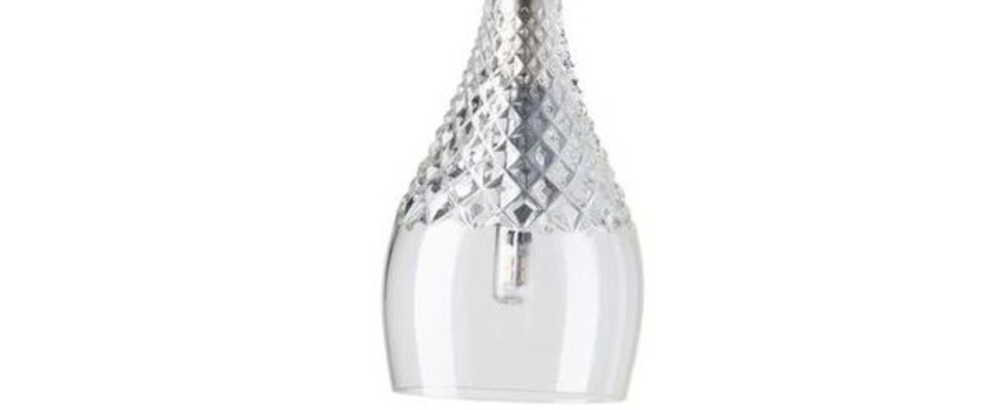 banner-image Suspension crystal henley transparent argente h13cm ebb and flow normal
