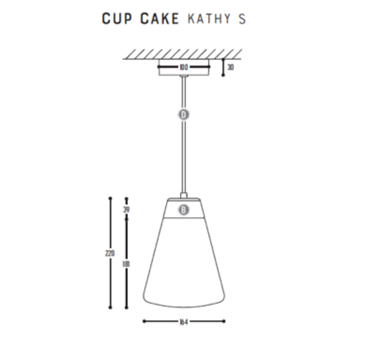 Cup cake kathy s susanne uerlings suspension pendant light  dark 1067 02 804002 01  design signed nedgis 68179 product