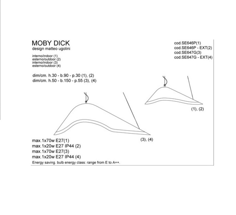 Moby dick matteo ugolini karman se647g ext luminaire lighting design signed 20023 product