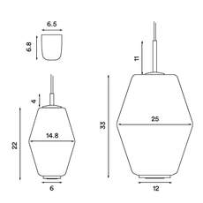 Dahl  suspension pendant light  northern lighting 492  design signed nedgis 63405 thumb