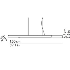 Dala linear francesca smiraglia suspension pendant light  kdln k503427gc  design signed nedgis 153612 thumb