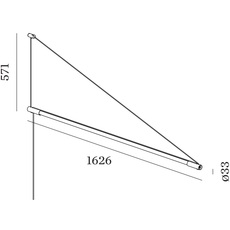 Darf wall surface 1 0 non dim studio wever ducre suspension pendant light  wever et ducre 2563t7b4  design signed nedgis 93234 thumb