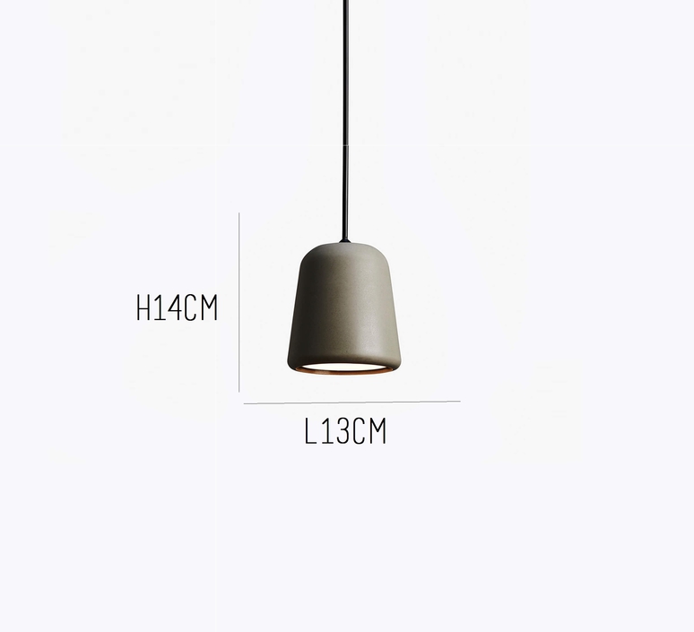 Dark grey concrete noergaard kechayas suspension pendant light  newworks 20117  design signed 30664 product