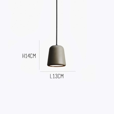 Dark grey concrete noergaard kechayas suspension pendant light  newworks 20117  design signed 30664 thumb