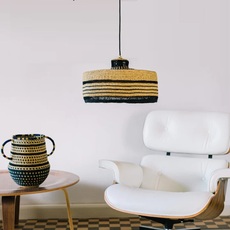 Deeply s stripe sara efia reddin suspension pendant light  golden editions deeply s stripe natural blue  design signed nedgis 176491 thumb