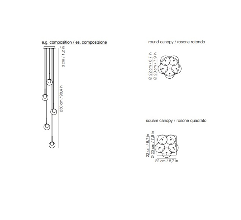 Dew 3 emmanuel babled suspension pendant light  kundalini 0451293eu  design signed 88767 product