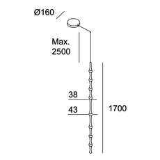 Dew vertical l yonoh estudio creativo suspension pendant light  leds c4 00 8306 05 m1  design signed nedgis 144627 thumb