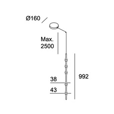 Dew vertical s yonoh estudio creativo suspension pendant light  leds c4 00 8304 05 m1  design signed nedgis 144621 thumb